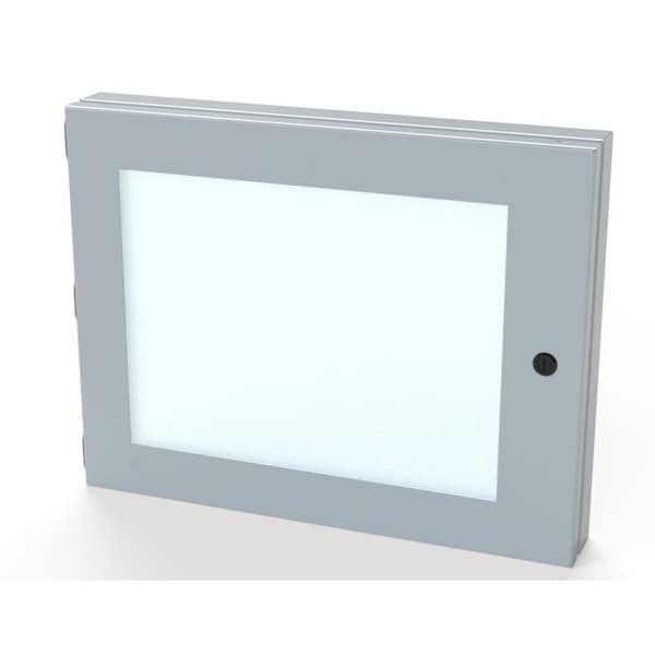 Hinged Window, 14 in. H x 18 in. W x 1-1/2 in. L, Polycarbonate